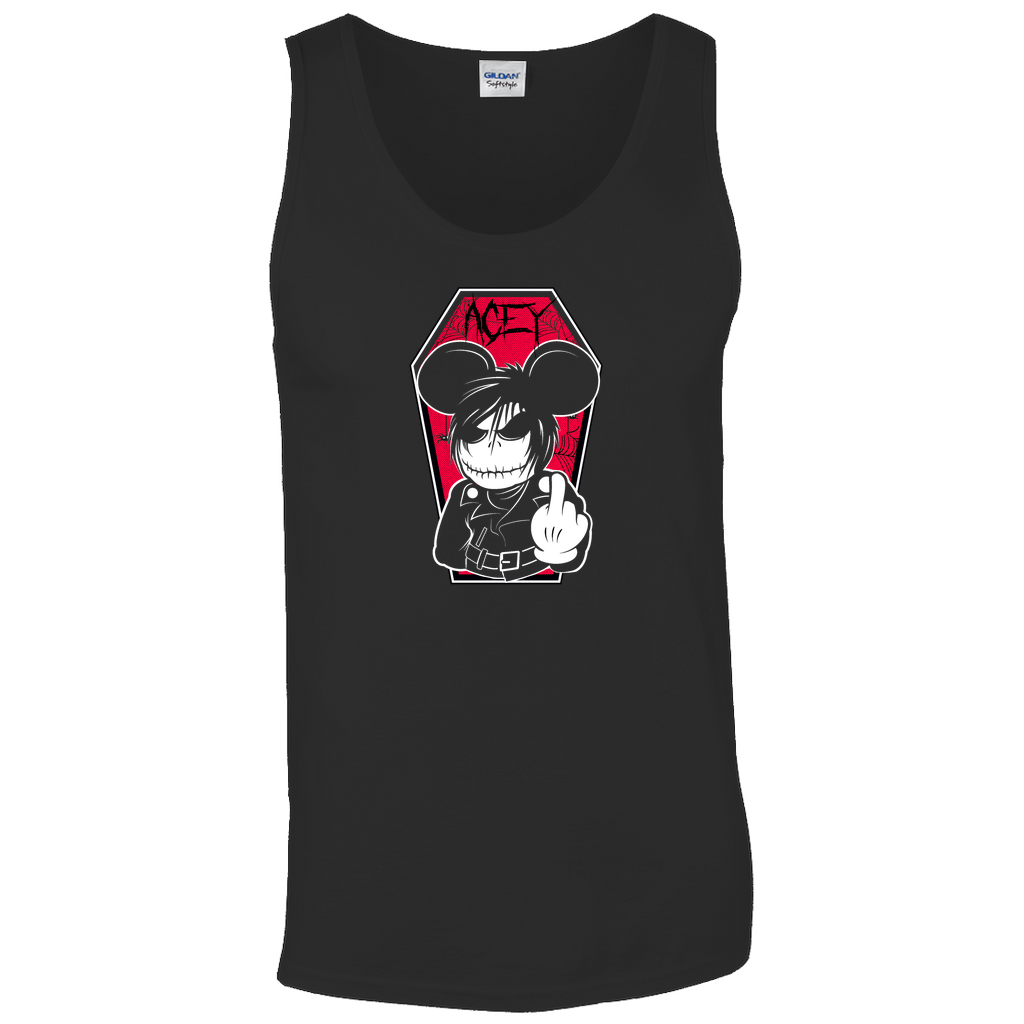 Bowery Rat in a Coffin tank top.