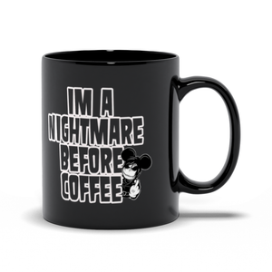 I'm A Nightmare Before Coffee Bowery Rat Mug